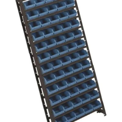 Estante Gaveteiro Metálica N3 150x60x18,5cm Com 60 Peças 60/03 Azul Worker