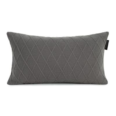 Almofada Tricô 30cm X 50cm Altenburg Serenité Cinza Aço