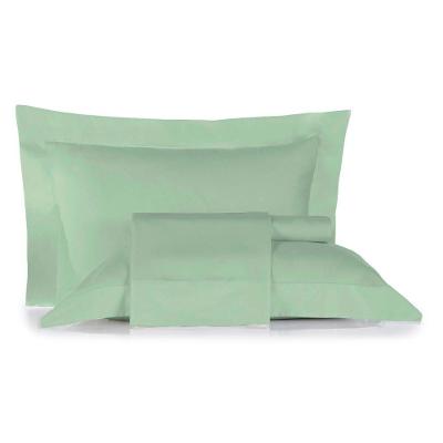 Jogo De Cama King Altenburg Algodão Lux 200 Fios Verde