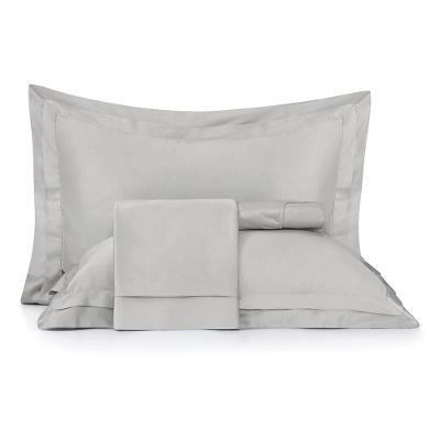 Jogo de Cama Queen Allure 100% Algodão Cetim 300 Fios Cinza Altenburg