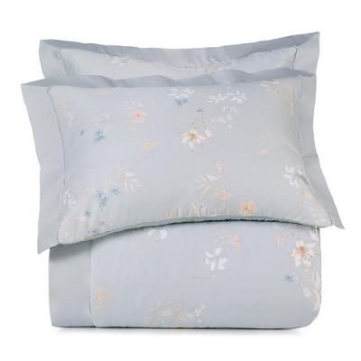 Jogo De Edredom Queen Altenburg Cetim 300 Fios Flor De Lírio