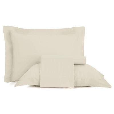 Jogo de Cama Queen Cetim Sublime 300 Fios 4 Peças Bege Altenburg