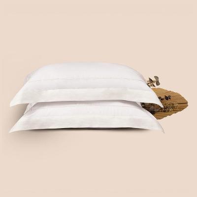 Jogo De Fronhas Altenburg Haus Algodão Egípcio E Linho Supremo Branco 50cm X 90cm