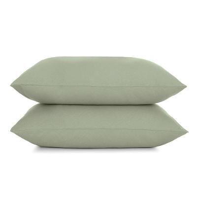 Jogo De Fronha Altenburg 2 Peças Malha Fio Penteado Verde Bond