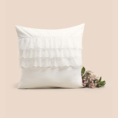 Almofada Altenburg Haus Puro Algodão Bovary Branco