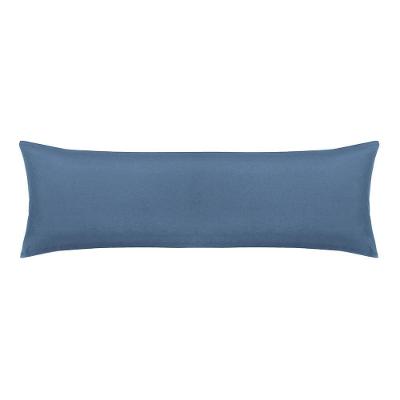 Fronha Super Body Pillow 50cm X 145cm Toque Acetinado Azul Altenburg