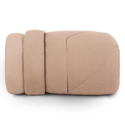 Edredom Solteiro Altenburg Toque Acetinado Slim Laranja