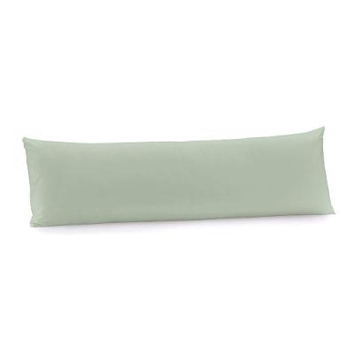 Fronha Body Pillow Algodão Lux 200 Fios 40cm X 1,30m Percal Verde Claro Altenburg