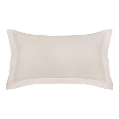 Fronha Algodão Lux 200 Fios 50cm X 90cm Tradicional Percal Bege Delavé Altenburg