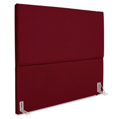Cabeceira Casal 140 Cm Com Frame Luna Suede Vinho Artte Vinho