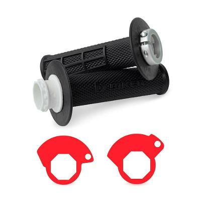 Manopla Lock On Ktm / Husq/ Beta (motos 2t) Biker Preto