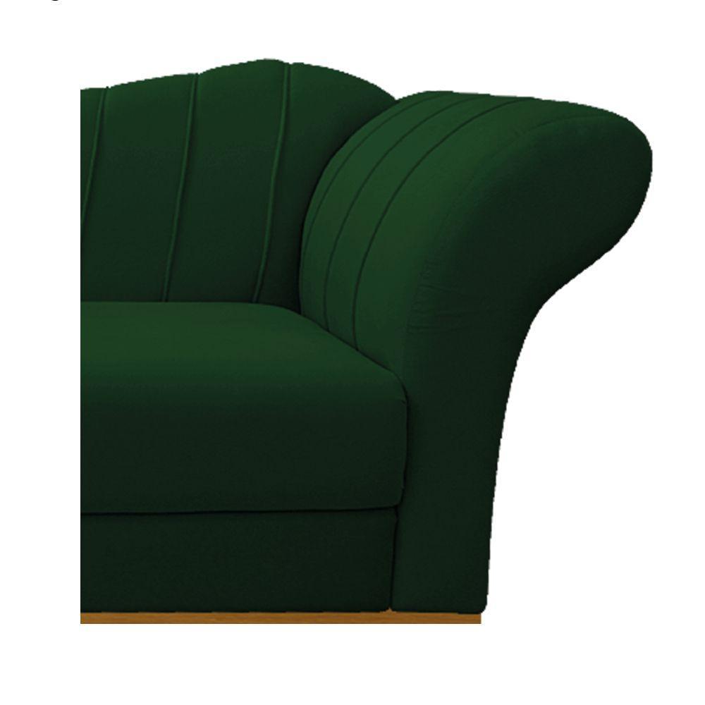 Recamier 140Cm Lado Esquerdo Suede Verde - 2