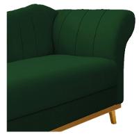 Recamier 140Cm Lado Esquerdo Suede Verde - 7