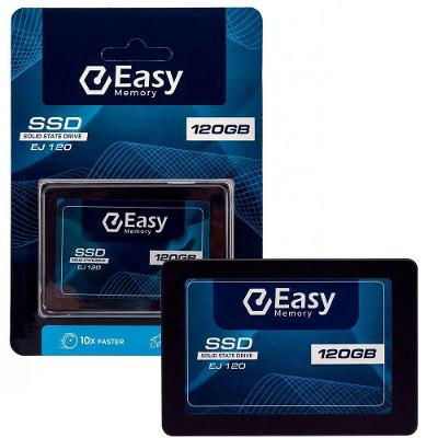 Ssd Easy Memory 120gb, Sata Iii 6gb-s, 2.5, Leitura Até 500mb-s, Gravação Até 400mb-s - Ej120