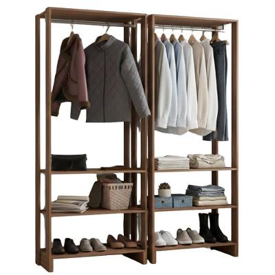 Kit 2 Closet Modulado 3 Prateleiras 200x80 Cm Ey101 Novam - Montana
