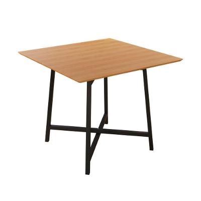 Kit 10 Mesa Quadrada 90x90cm Modelo Festa - Base Preto Fosco