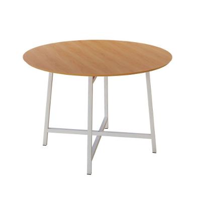 Mesa Redonda 90cm Modelo Festa - Base Branca