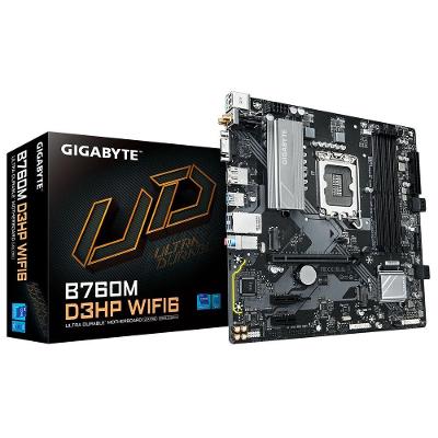 Placa Mãe Gigabyte B760m D3hp Wifi6, Intel Lga1700, Ddr5, Hdmi, Wi-fi 6, Bluetooth 5.3, Micro Atx - 9mb76m3pw-00-g10