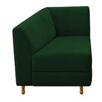 Recamier 140Cm Lado Esquerdo Suede Verde - 8