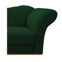 Recamier 160Cm Lado Esquerdo Suede Verde - 3