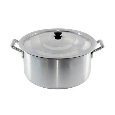 Caçarola Hotel Panela Industrial Em Alumínio Tampa 30cm 15l