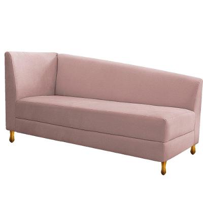 Recamier 160Cm Lado Direito Suede Rosê