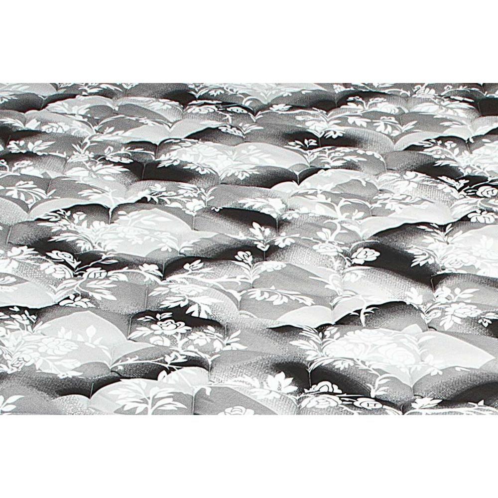 Cama Box Casal: Colchão Espuma D33 Luckspuma Supreme Black Pró Saúde Duplo + Base CRC Suede Black(138x188) - 2