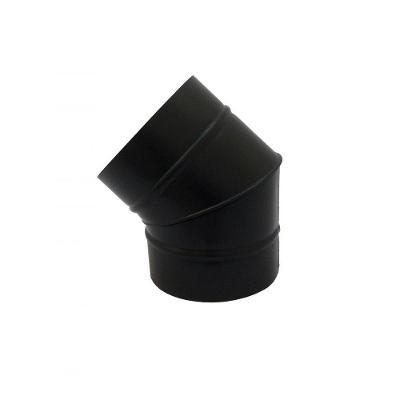 Curva 45° Preta De 230 Mm De Diâmetro