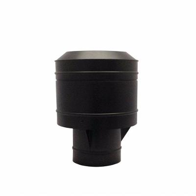 Chapéu Preto Tipo Canhão Sputinik Chaminé 115 Mm De Diâmetro