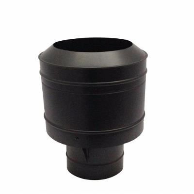 Chapéu Preto Tipo Canhão Sputinik Chaminé 180 Mm De Diâmetro