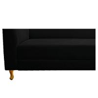 Recamier 160Cm Lado Direito Suede Preto - 3