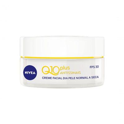 Creme Facial Nivea Q10 Fps 30 Dia Plus Antissinais 52g