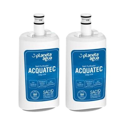 Kit 2 Refil Acquatec para Purificador Esmaltec Acqua7 Planeta Agua