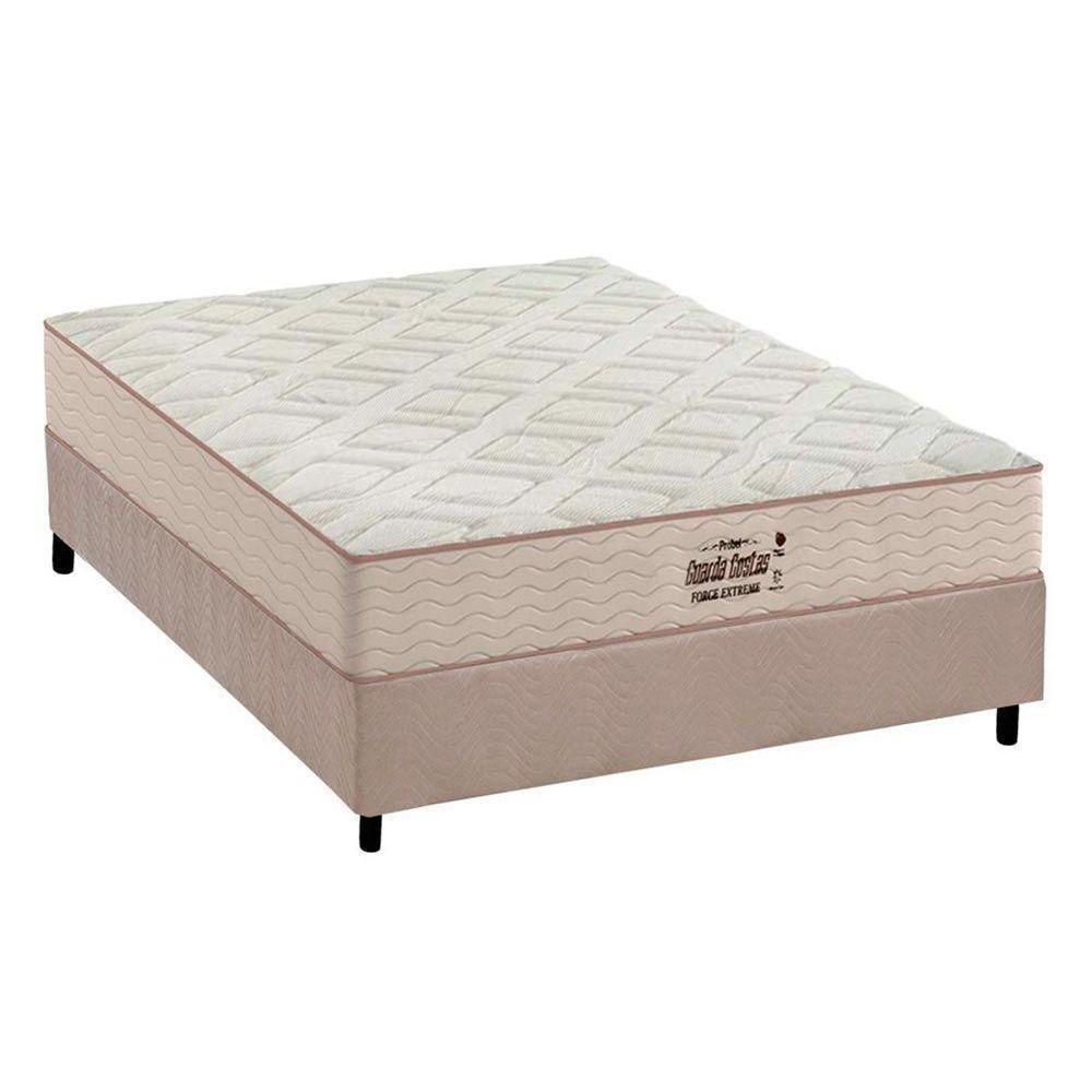 Cama Box Casal: Colchão Ortopédico Probel AG65 Force Extreme + Base CRC Suede Clean(138x188) - 1