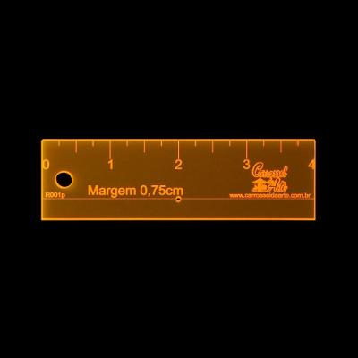 Régua Margem De Costura De 0,75cm Polegada Furo para Agulha