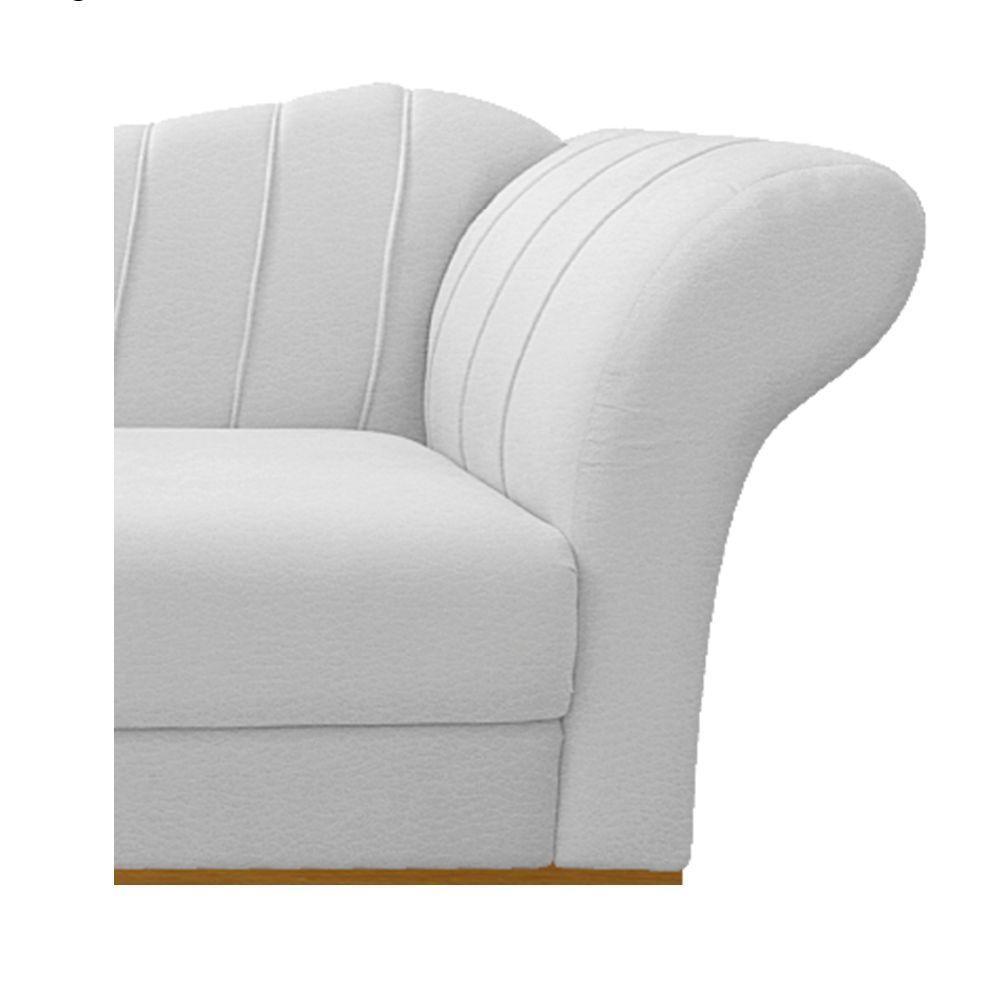 Recamier 185Cm Lado Esquerdo Corano Branco - 3