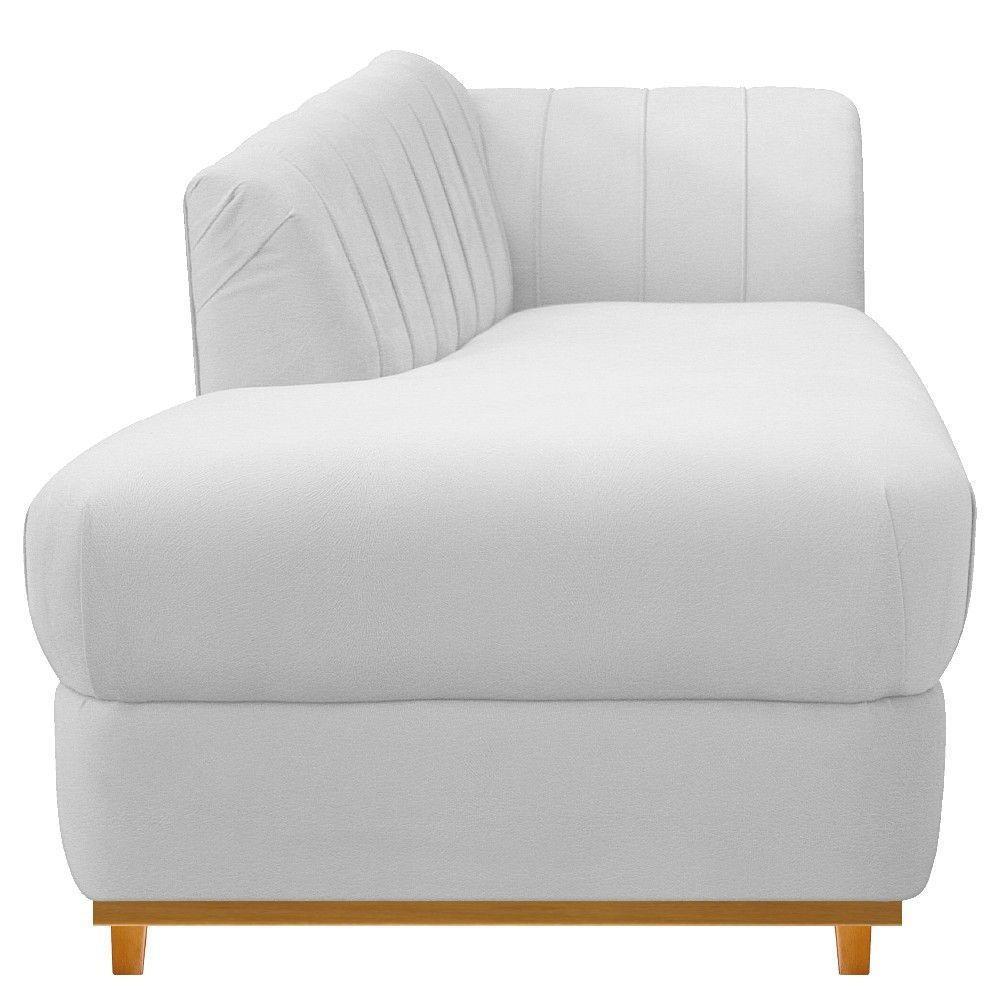 Recamier 185Cm Lado Esquerdo Corano Branco - 4