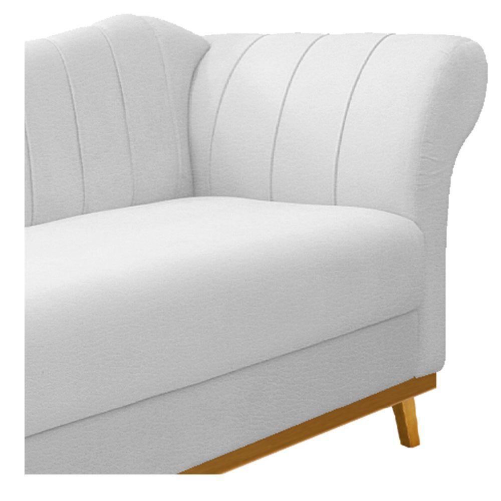 Recamier 185Cm Lado Esquerdo Corano Branco - 5