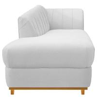 Recamier 185Cm Lado Esquerdo Corano Branco
