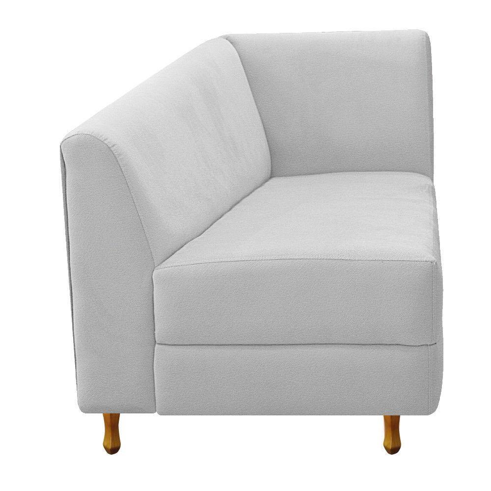 Recamier 185Cm Lado Esquerdo Corano Branco - 5