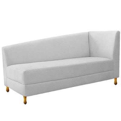Recamier 185Cm Lado Esquerdo Corano Branco