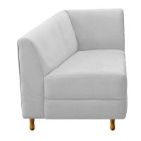 Recamier 185Cm Lado Esquerdo Corano Branco - 17