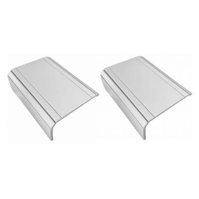 Esteiras Bandeja Flexível para Braço Sofá Kit 2un Branca