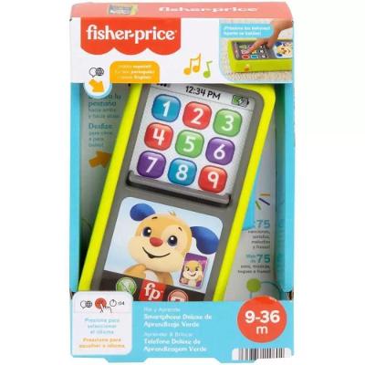 Telefone Deluxe De Aprendizagem Verde Fisher Price - Mattel Hnh10