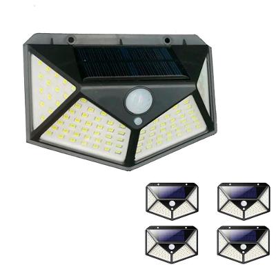Luminária Solar 5 Unidades 3 Funções Sensor Led Prova D'agua