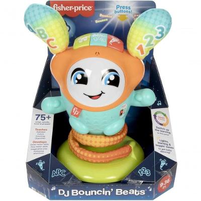Fisher-price Brinquedo Dj Bouncy Pular E Aprender - Mattel Hjp93
