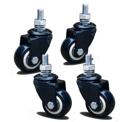 4 Rodizio 41mm Espiga Sem Freio Gleb.1.5/8..bp.e