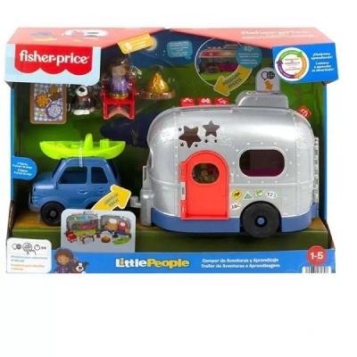 Fisher Price Trailer Da Aventura E Aprendizado Little People - Mattel Hjl90