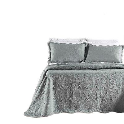 Kit Cobre Leito Colcha Adventure Solteiro Dupla Face - Cinza - 100% Poliéster