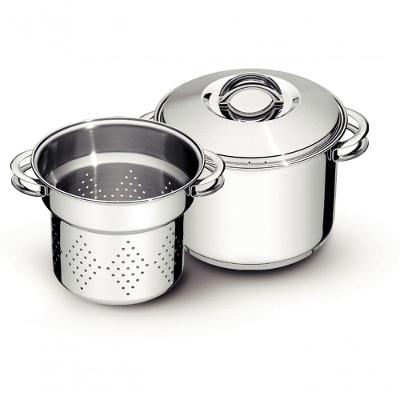 Jogo Cozi-pasta Solar em Aço Inox 24 Cm 8 L Tramontina